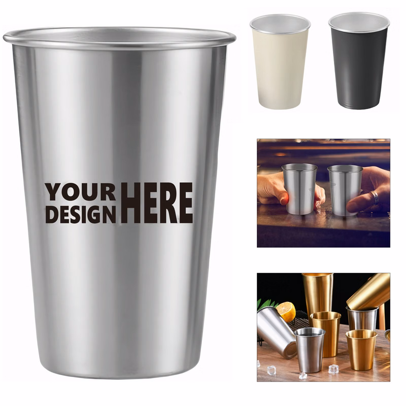 304 Stainless Steel Single-Wall Water Cup