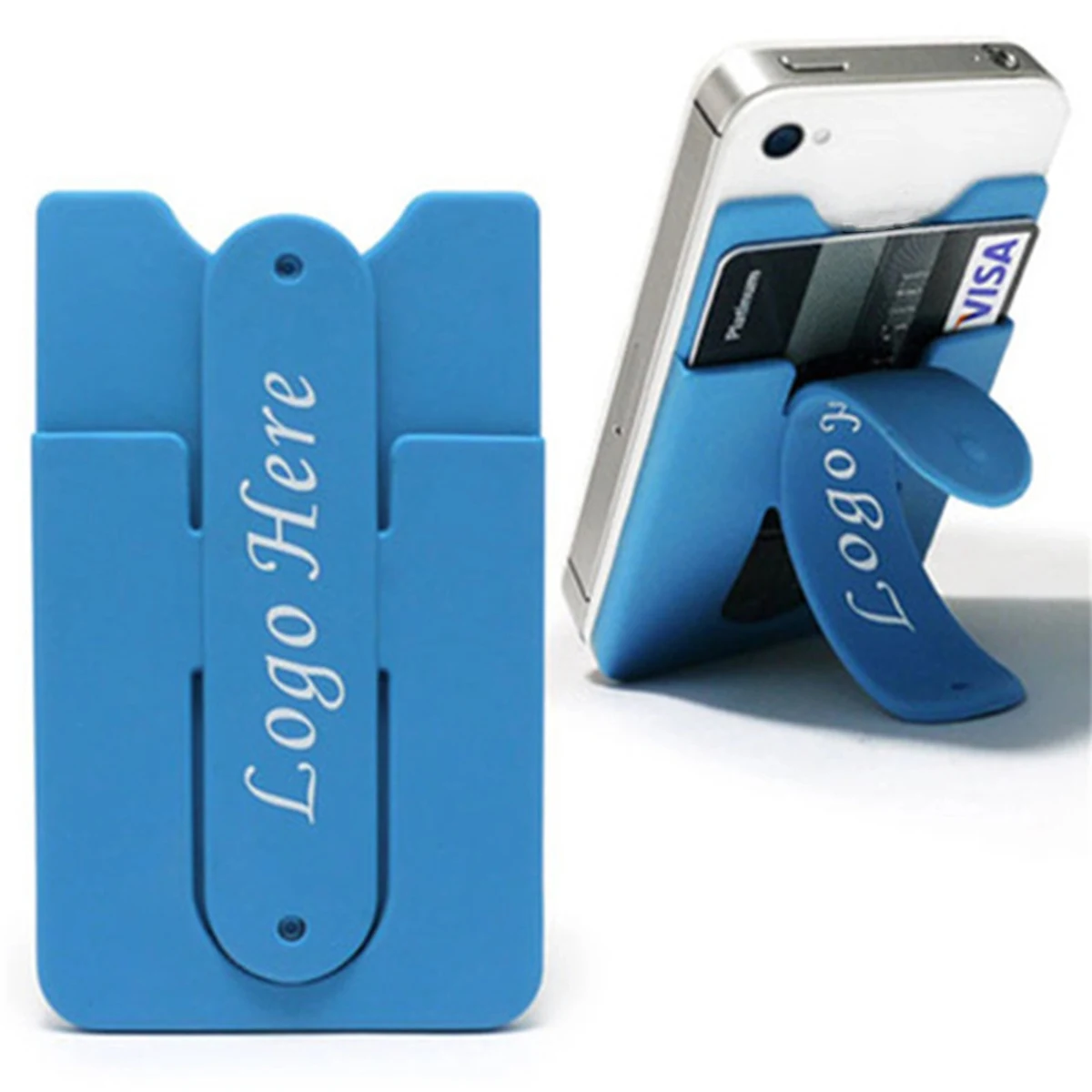 Silicone Phone Card Holder with Stander 1