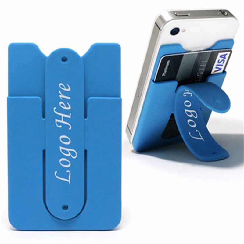 Silicone Phone Card Holder with Stander