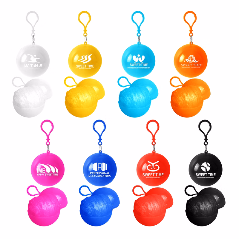 Disposable Rain Poncho Ball
