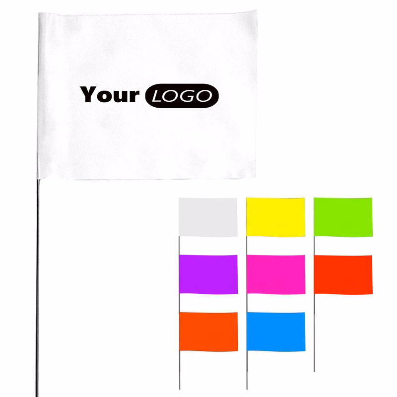 PVC Marking Flag With Steel Wire Stem
