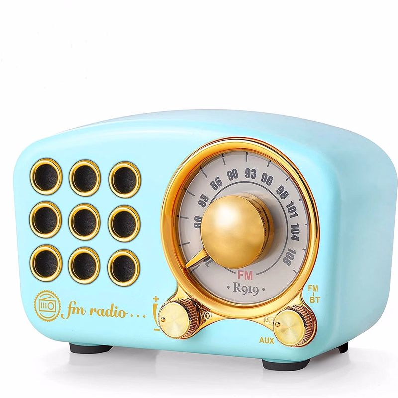 Retro Bluetooth Speaker Vintage Fm Radio
