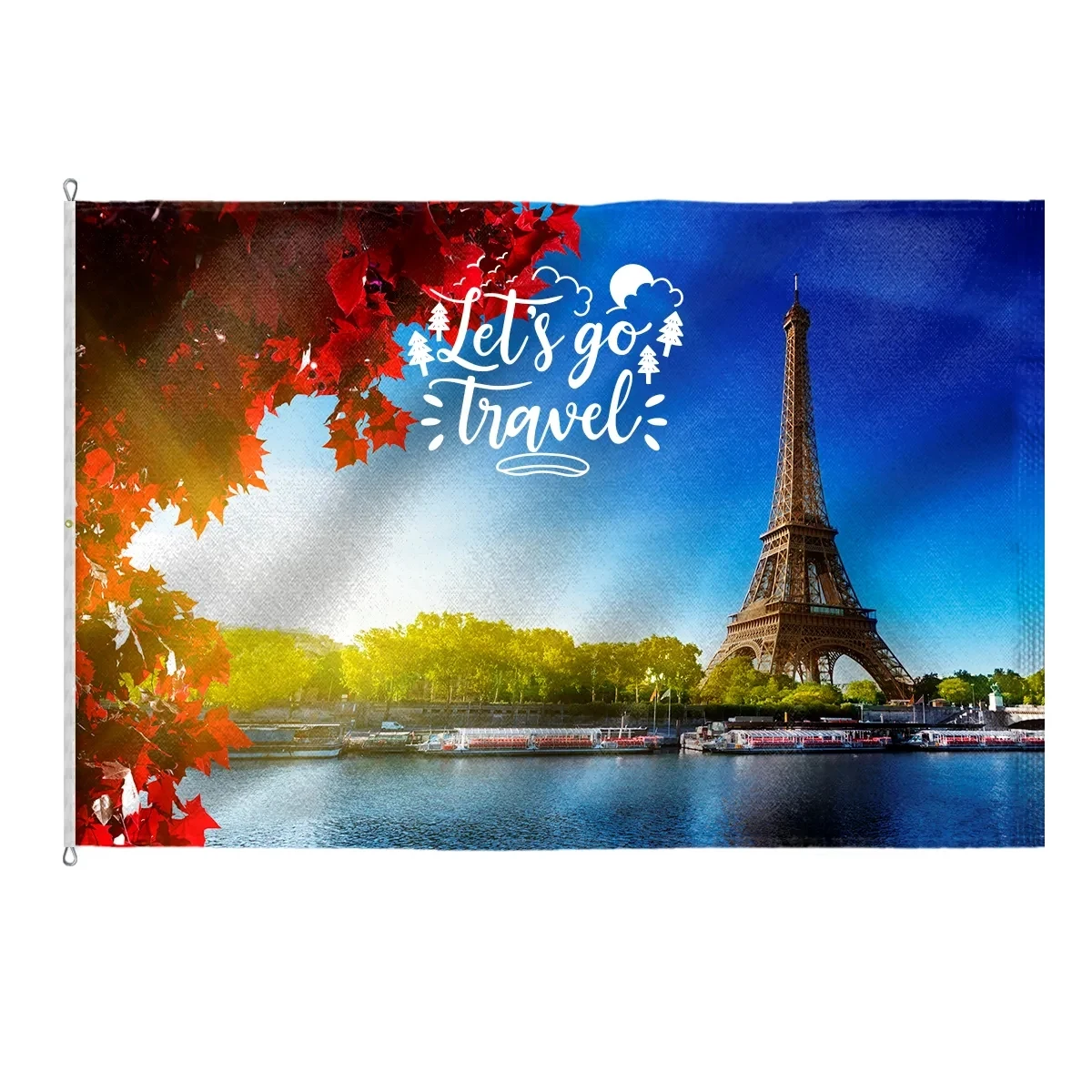Custom Digitally Printed Flags 8' x 12' Canvas Poly 1