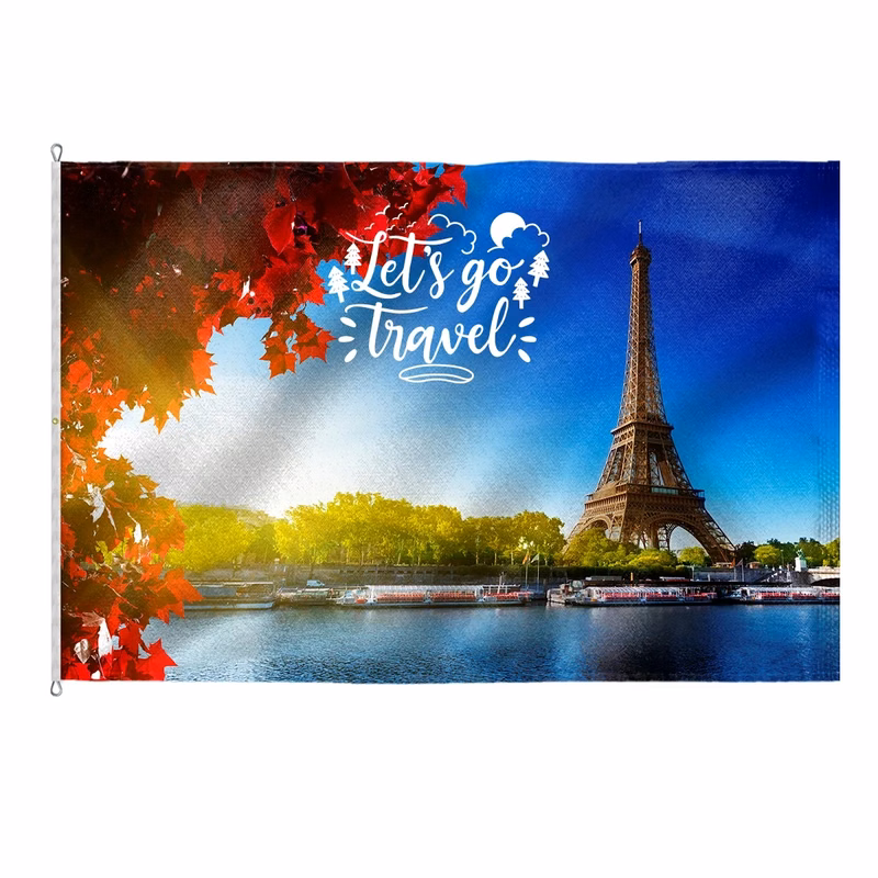 Custom Digitally Printed Flags 8' x 12' Canvas Poly