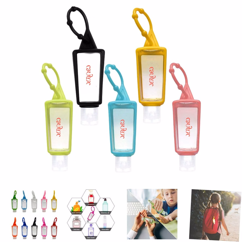 Silicone Travel Dispenser with Holder (Empty Botttle Only)