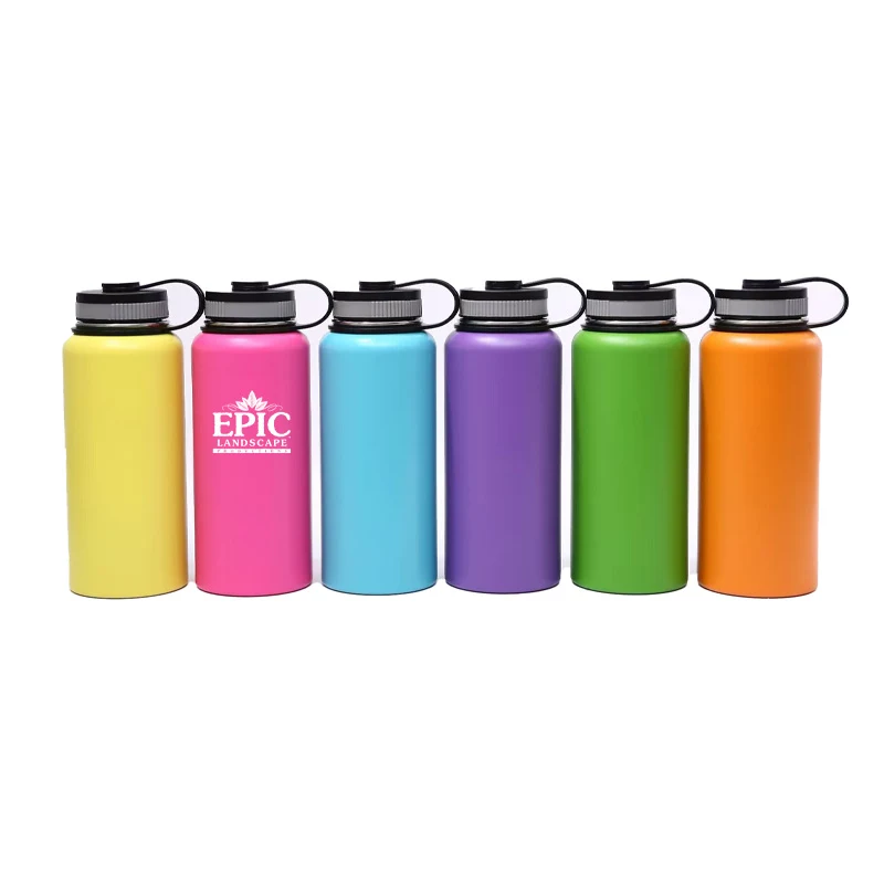 40 Oz Classic Stainless Steel Water Bottle Sports Water Bottle, custom water bottle with logo imprint 1