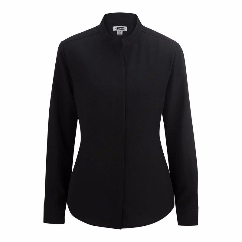 Ladies Stand-Up Collar Shirt