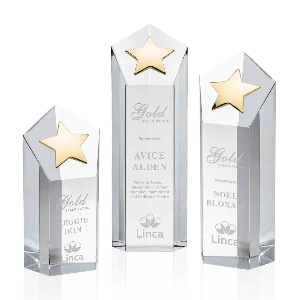 Dorchester Gold Star Award - Clear 1