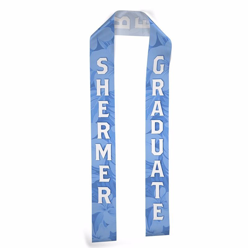 3" Badge Satin Stole - 60" Long - Sublimation