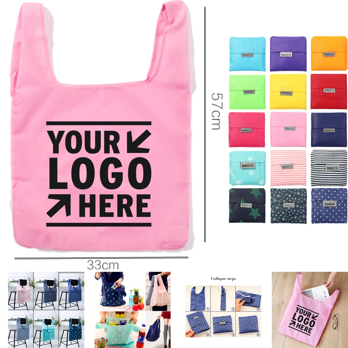 Reusable Handbag Folding Bag 1