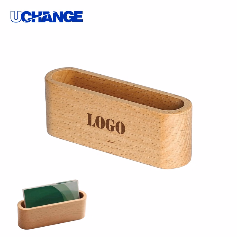 Wooden Business Card Box