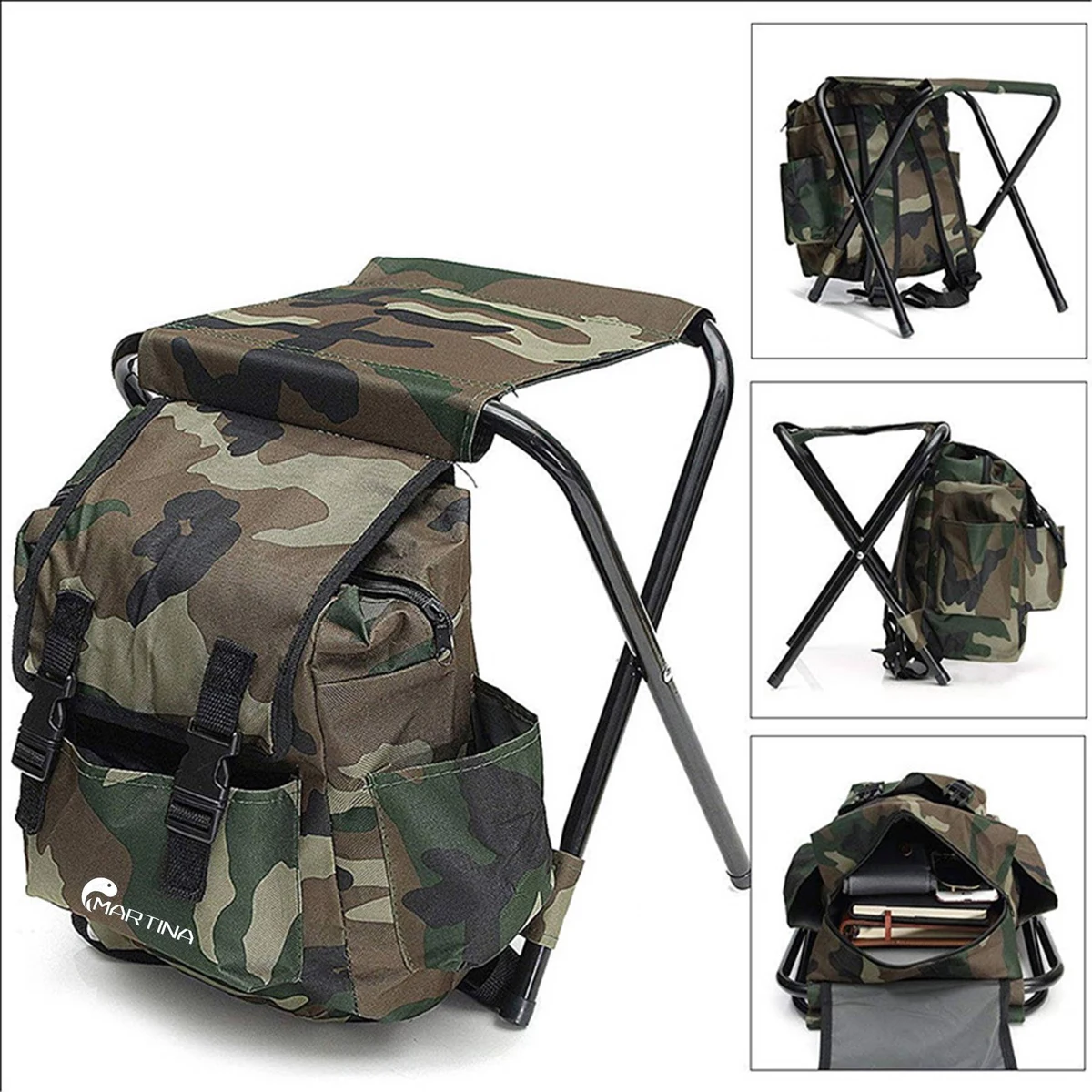 Portable Backpack Backrest Chair 1