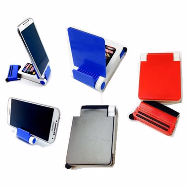 3-IN-1 Travel Size Cell Phone Holder, Stylus, & Screen Cleaner