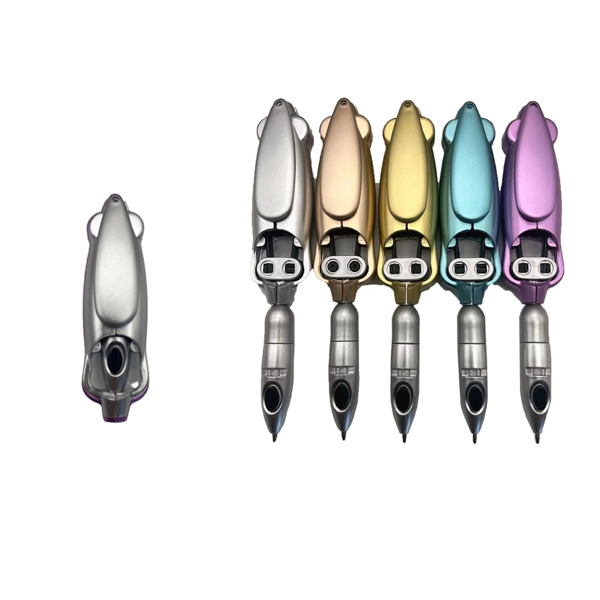 Squid Shape Black Ballpoint Pen 1