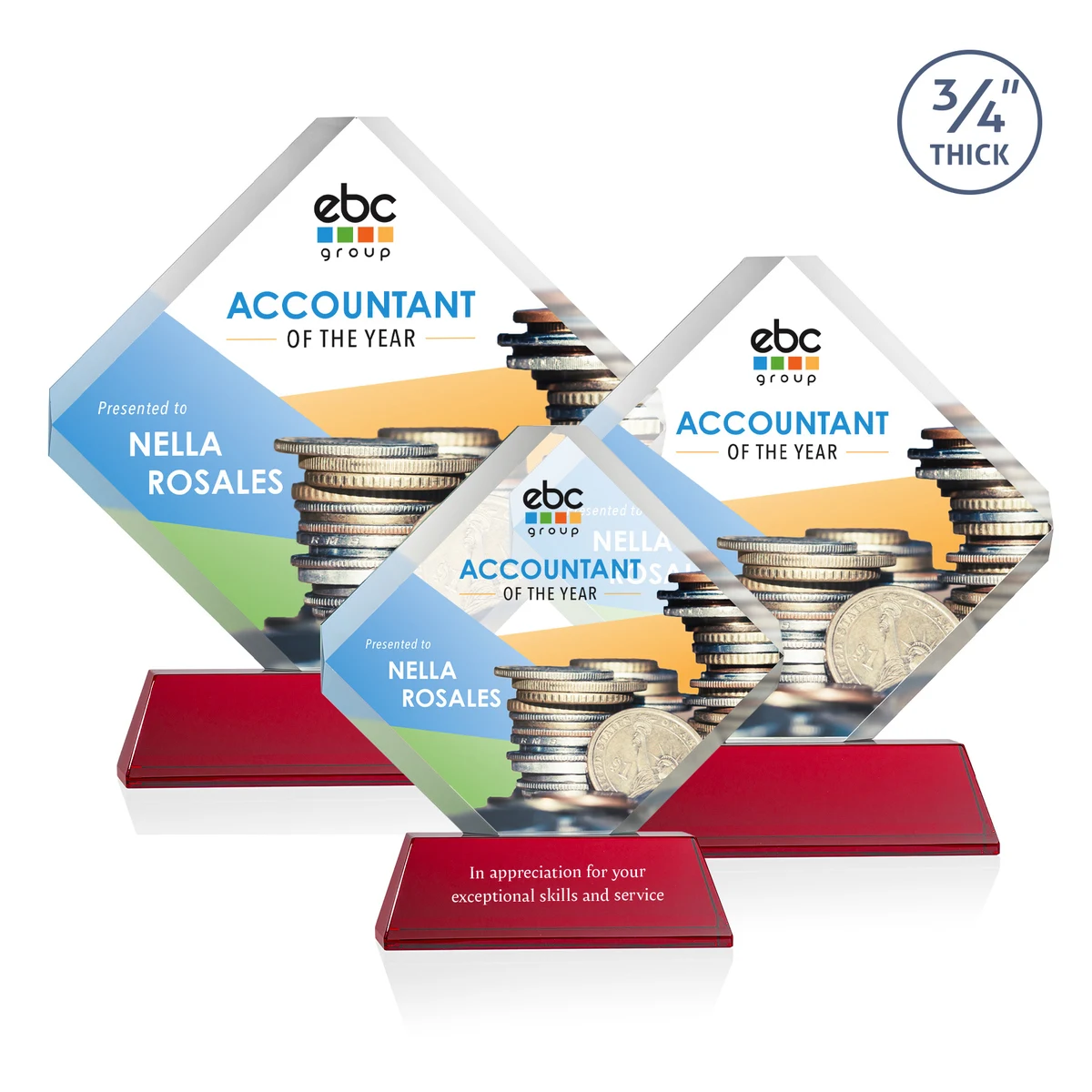 Toulon on Newhaven VividPrint™ Award - Red 1