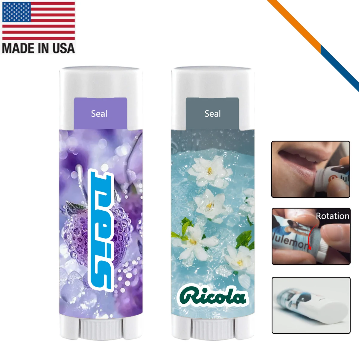 GlowKiss SPF 15 Lip Balm In White Oval Tube 1
