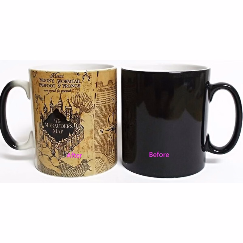 14 Oz Heat Changing Ceramic Mugs