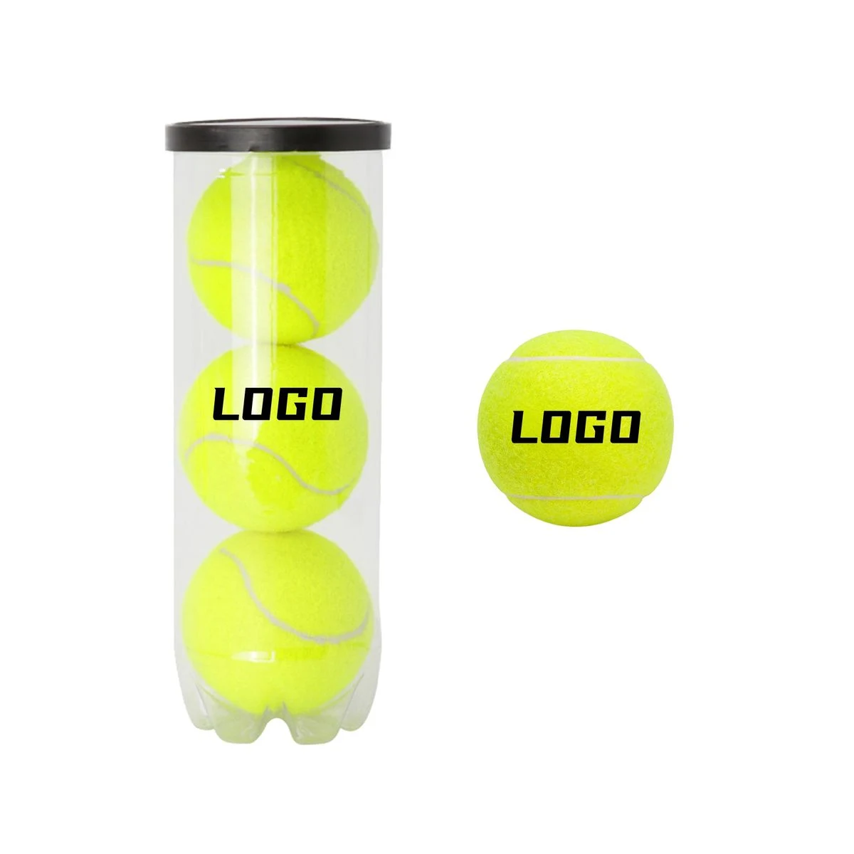 Premium 3 Pack Canister High Bounce Training Tennis Balls 1