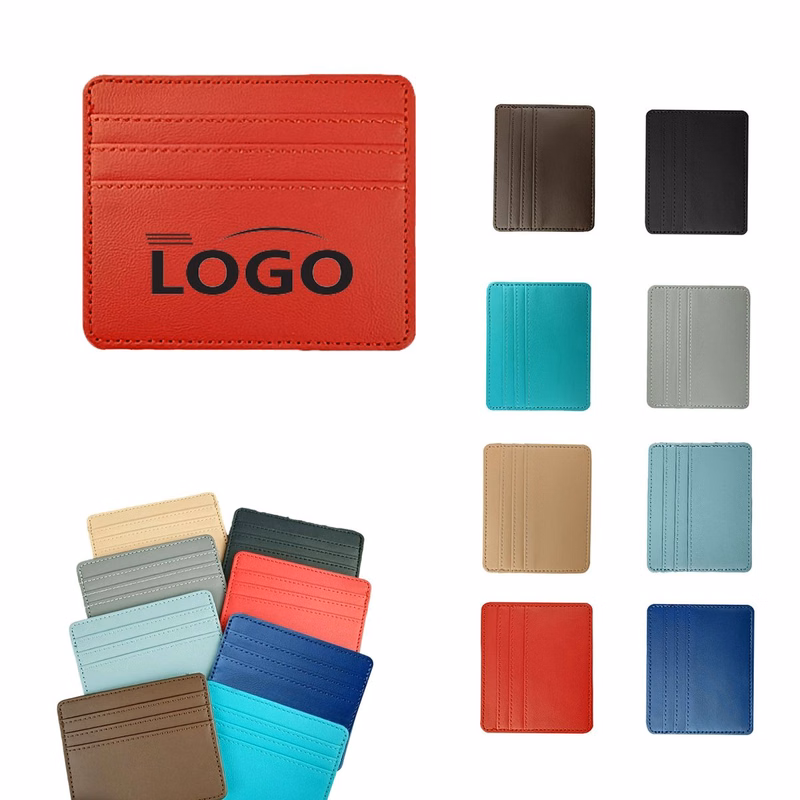 Slim PU Leather Large Capacity Multi-Slot Small Card Wallet