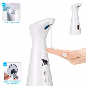 White Auto Sanitizer Dispenser