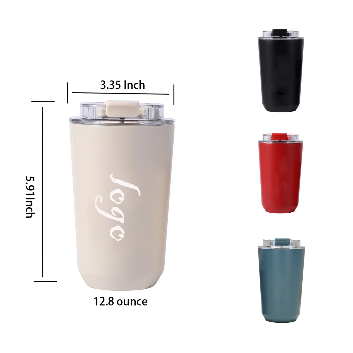 12.8Oz Stainless Steel Insulated Coffee Cup 1