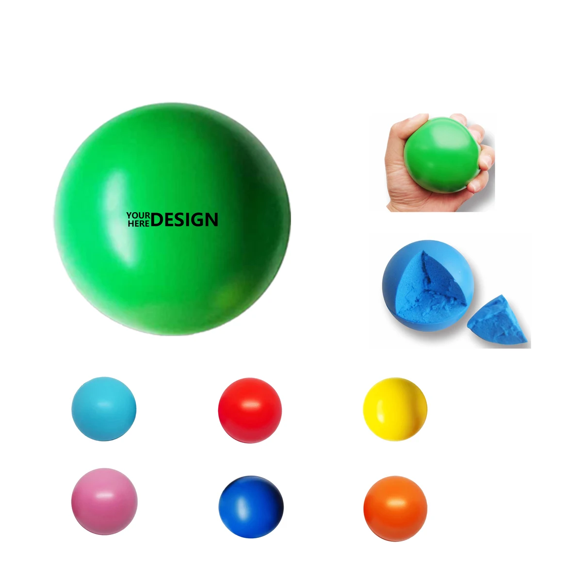 Soft Grip PU Strength Ball 1