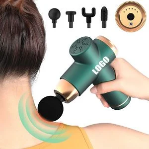 6 Speed Levels Muscle Vibration Massager Tool With USB Charging 4 Interchangeable Heads 1