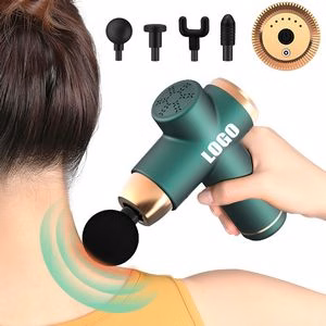 6 Speed Levels Muscle Vibration Massager Tool With USB Charging 4 Interchangeable Heads