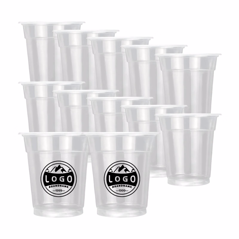 12oz Clear Plastic Square Cup