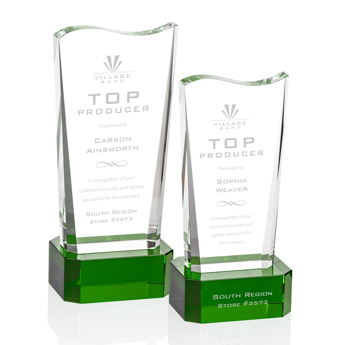 Violetta Award on Base - Green 1