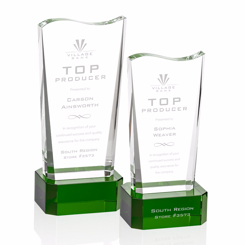 Violetta Award on Base - Green