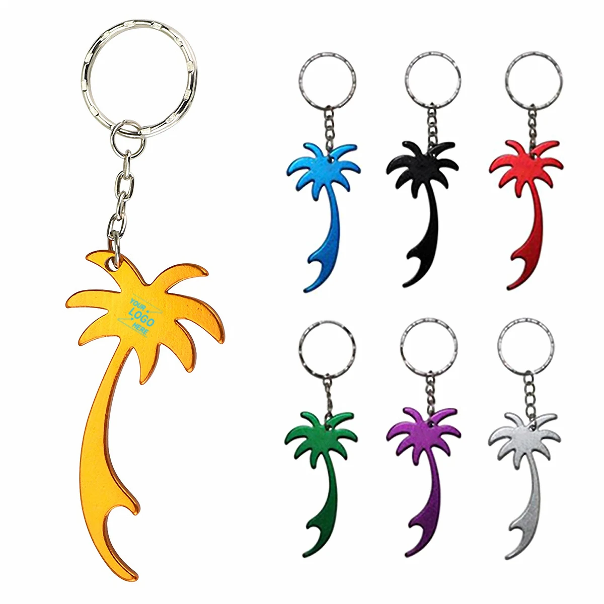 Palm Tree Keyring Bottle Opener 1