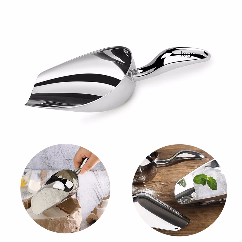 Metal Ice Scoop Stainless Steel