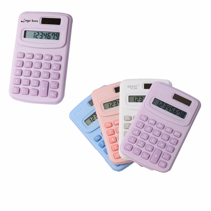 3.9"L X 2.5"W Dopamine Color Mini Calculator