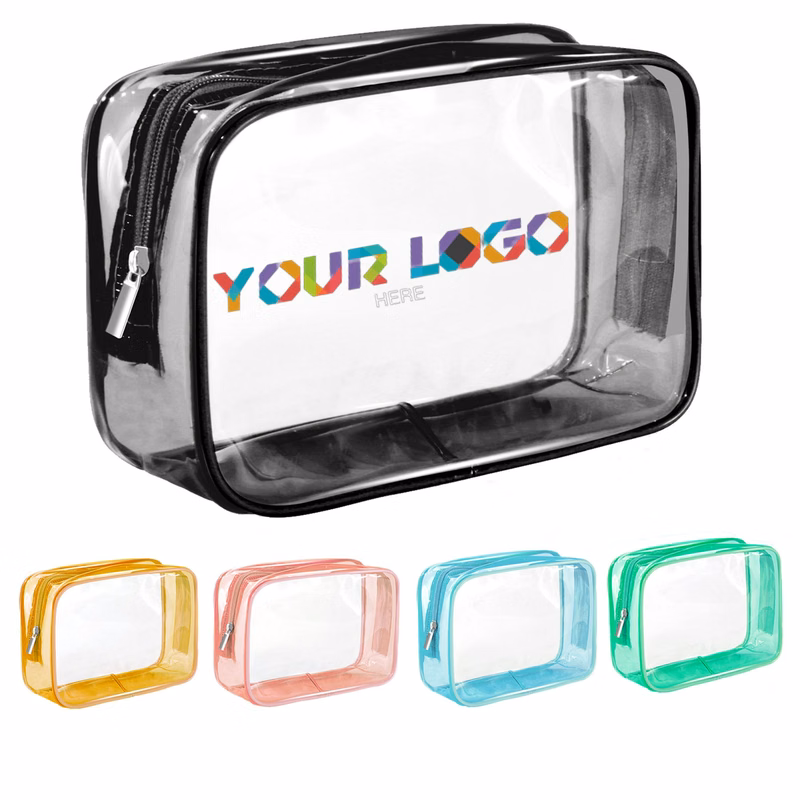 Crystal Clear PVC Travel Toiletry Bag