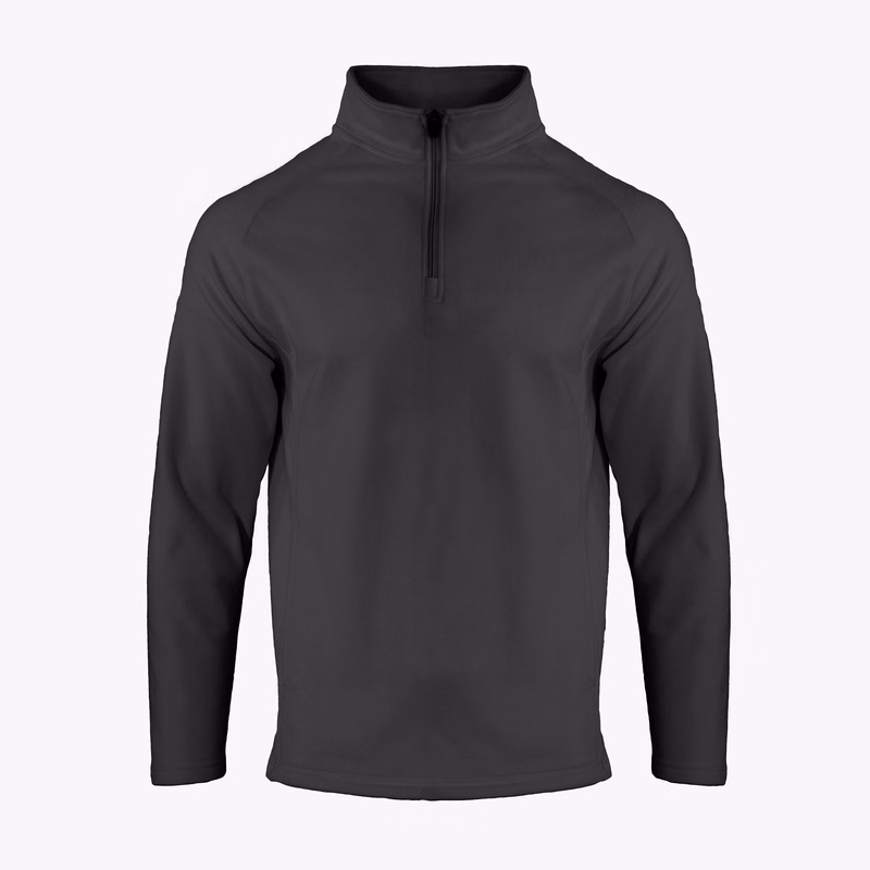 #W744 / Essential Fleece Men's 1/4 Zip Stand Up Collar