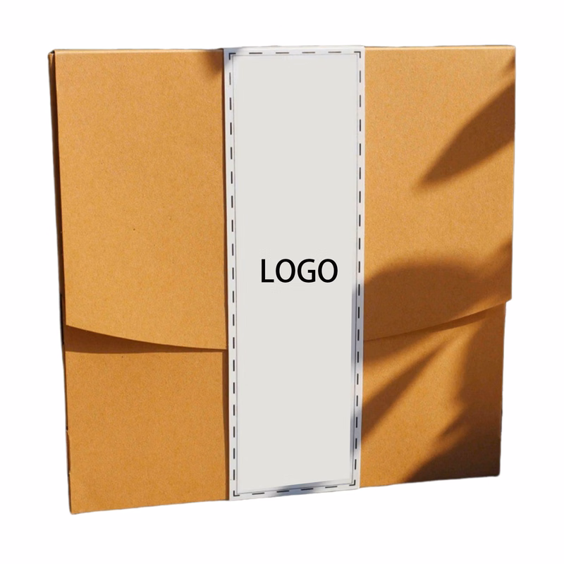 9x9 Inchs Kraft Paper T - shirt Packaging Box
