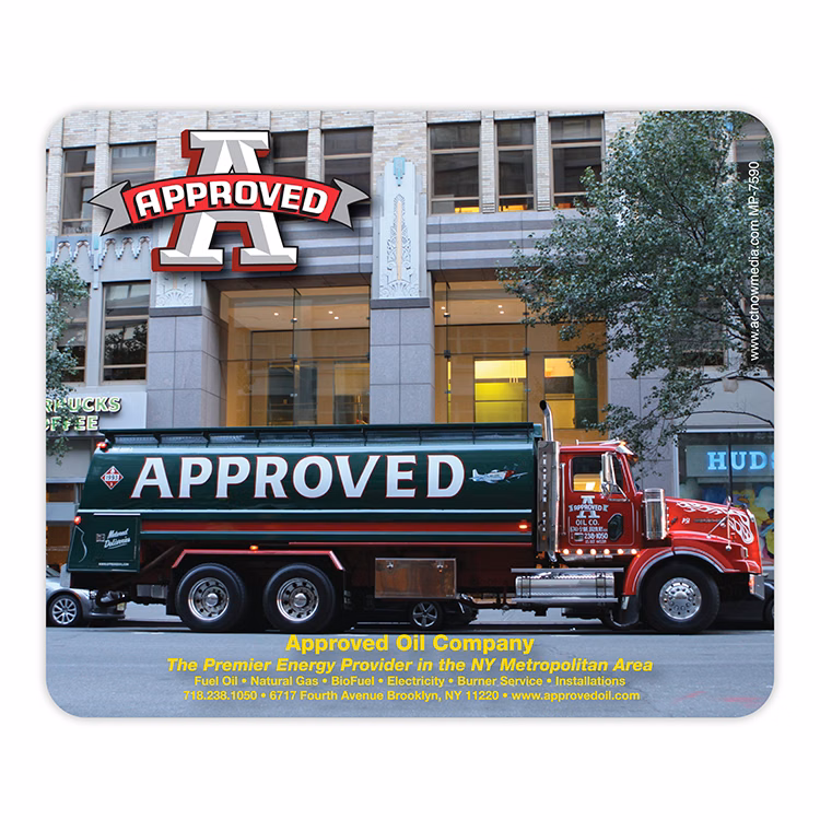 DuraTrac Matte Plus Hard Surface Mouse Pad w/Recycled Heavy-Duty Backing (7.5"x9"x1/8")