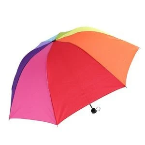 Folding Rainbow Umbrella With 8 Panels 1