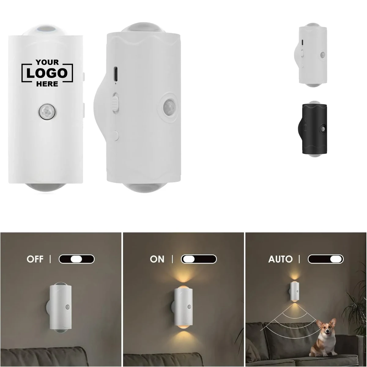 Magnetic Colorful Induction Double-Ended Ambient Light 1