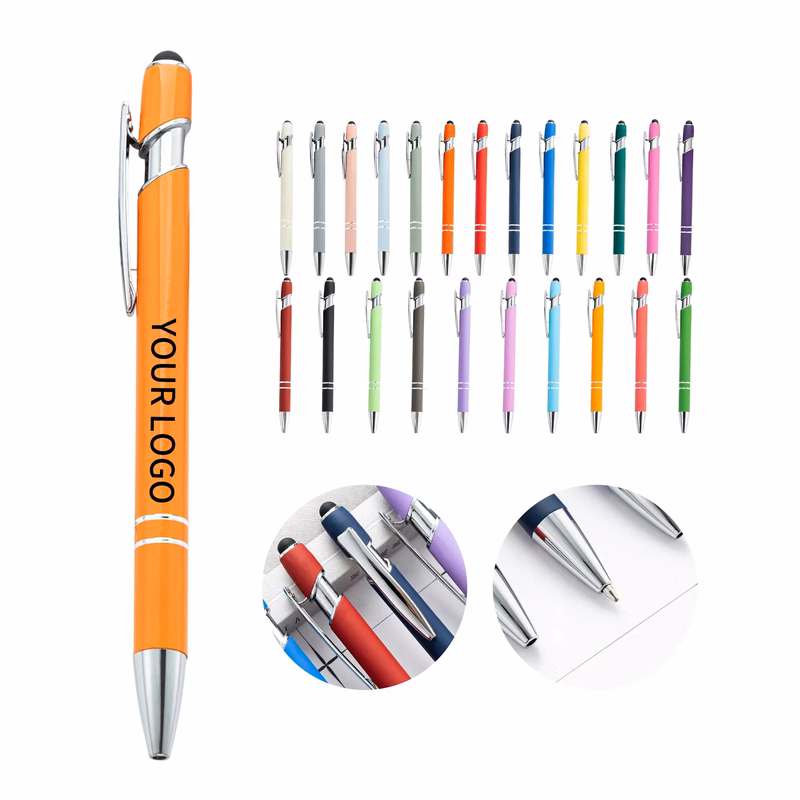 Retractable Pen with Stylus Tip for Promotions