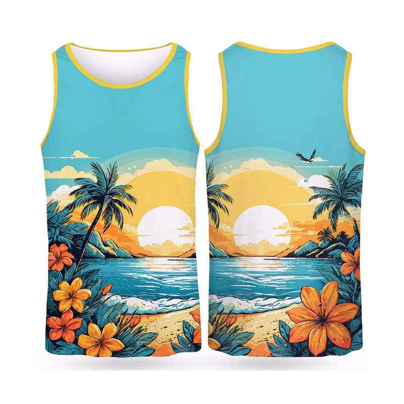 Dye Sublimation Birdseye Mesh Performance Tank Top (160gsm)