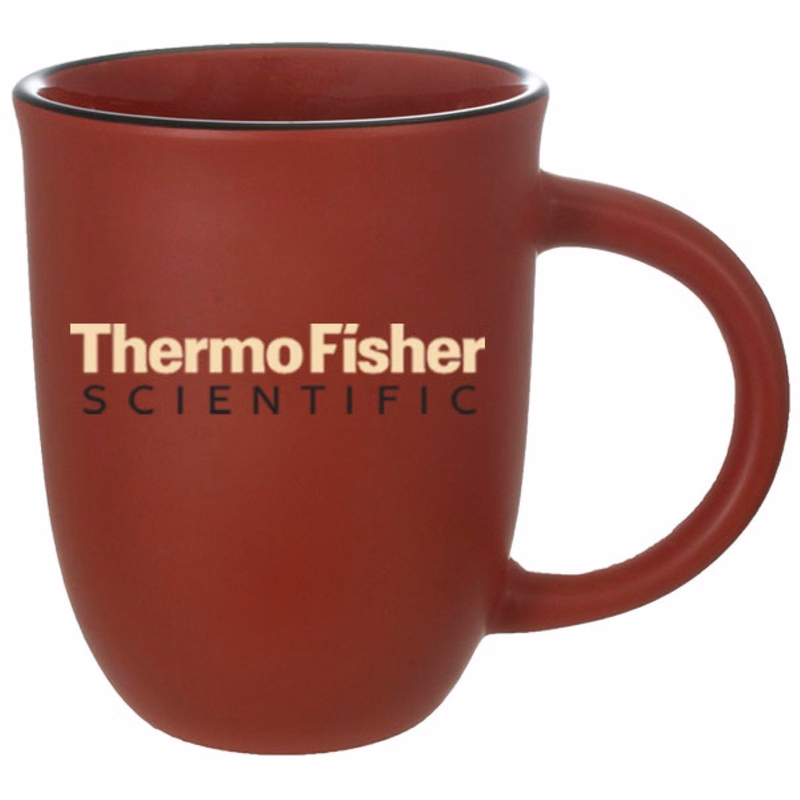 14 oz Salem II - Red Matte Satin Custom Mug