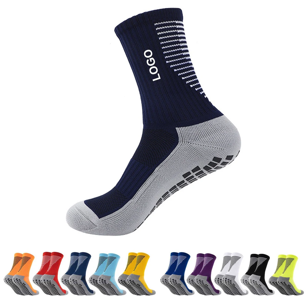 Mens Anti Slip Soccer Sock 1