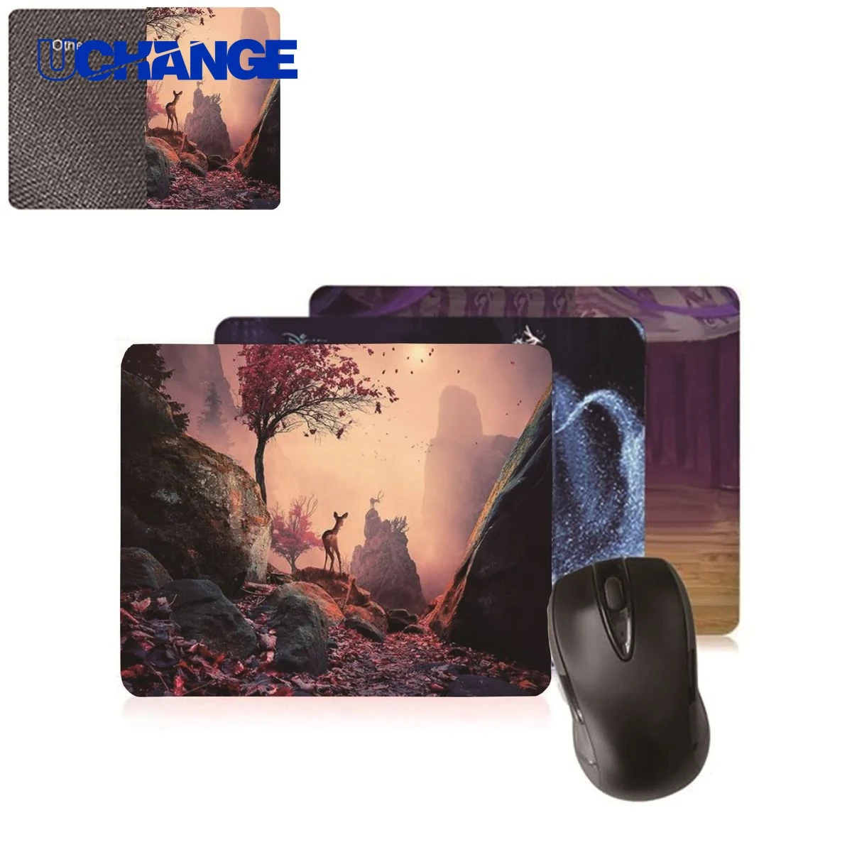 Full Color Rectangle Rubber Mouse Pad 1
