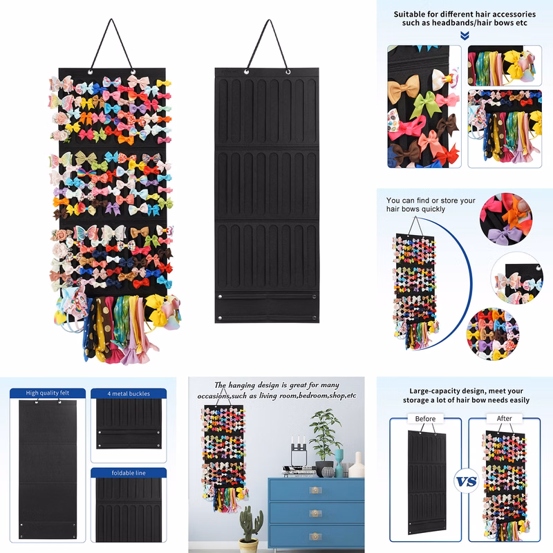 Hair Bow Holder Organizer For Girls