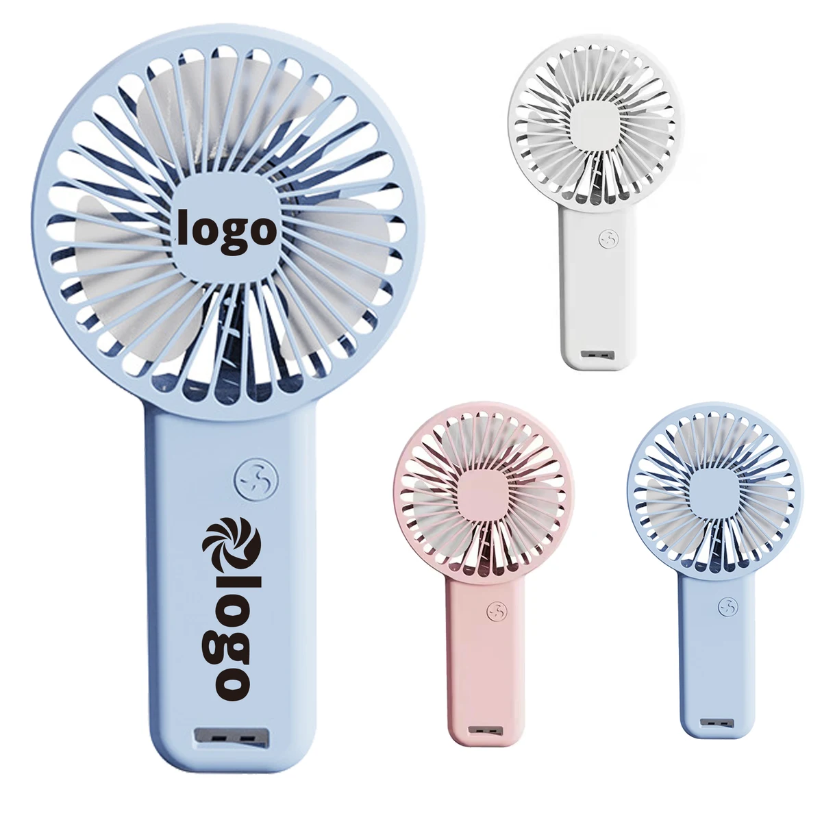 Portable Handheld Fan With Cell Phone Stand 1