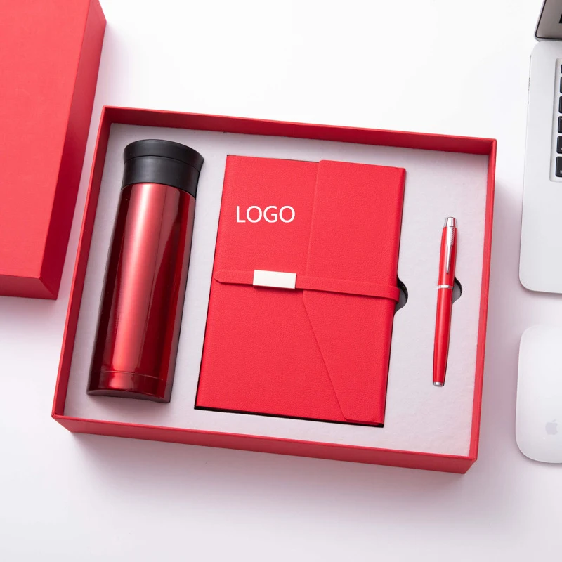 Thermos Cup Notebook Business Set / Ballpen 1