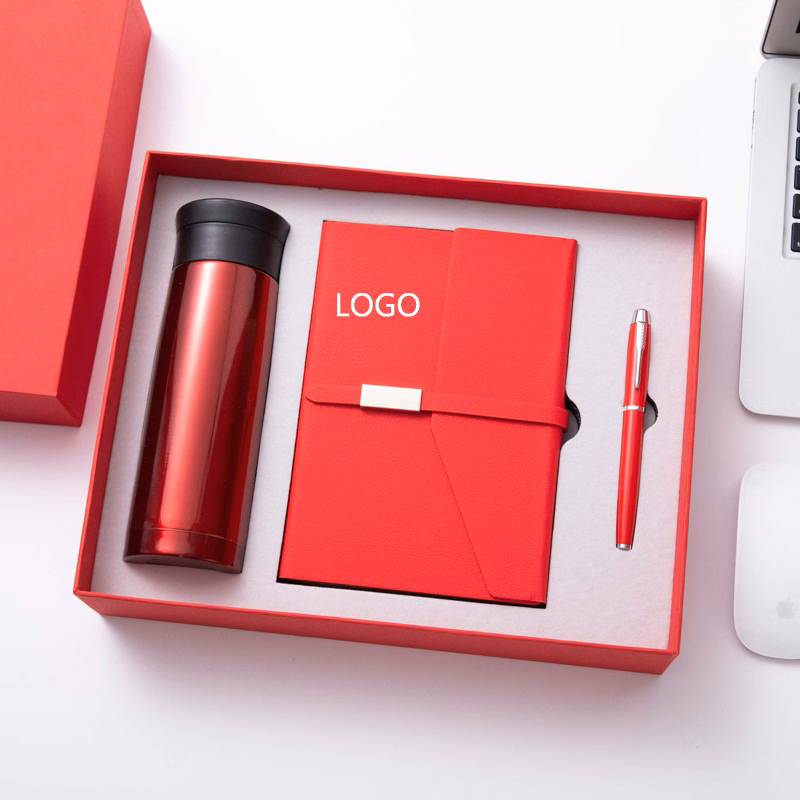 Thermos Cup Notebook Business Set / Ballpen