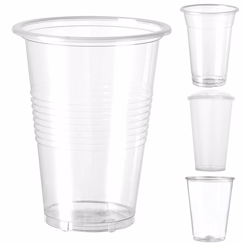 16Oz Clear Party Cup With Lid